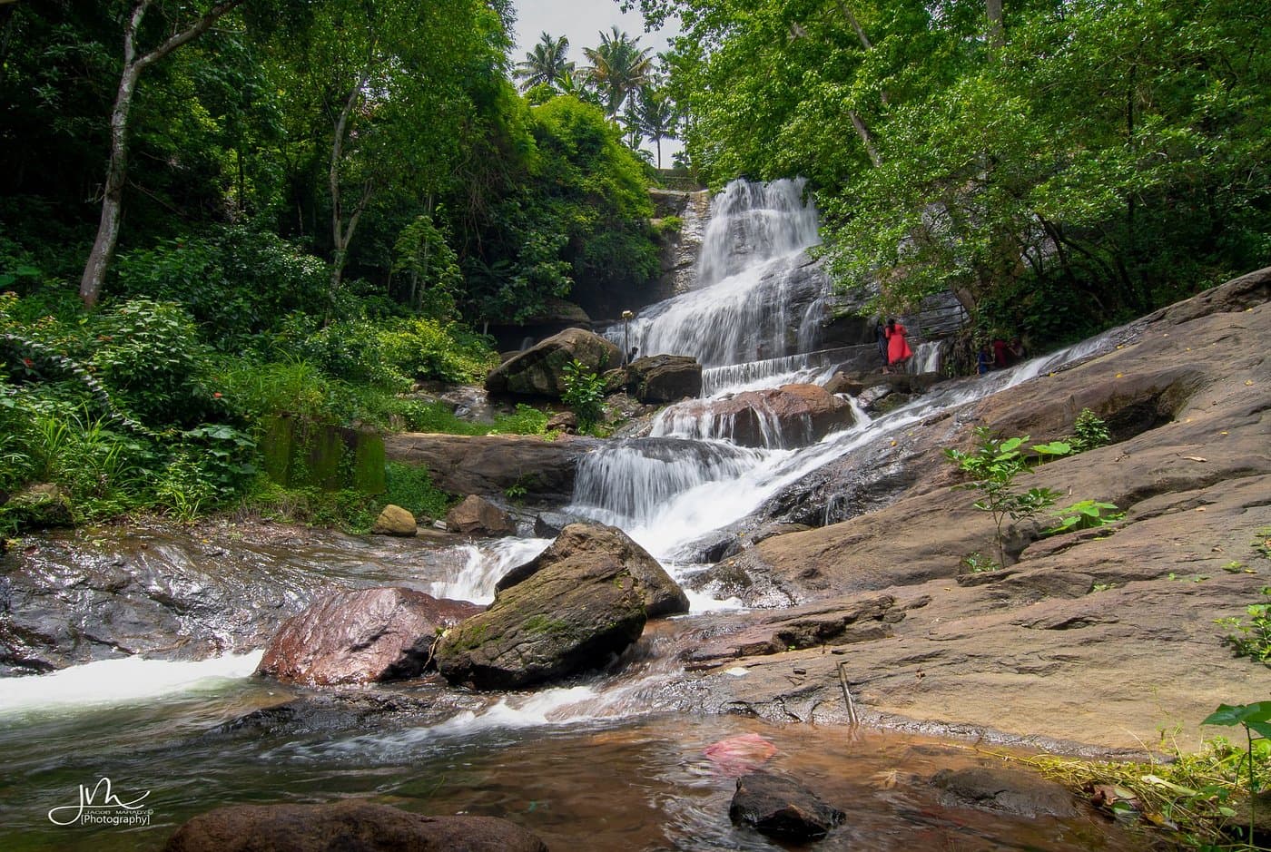 Areekkal Waterfalls near Piravom, Kerala