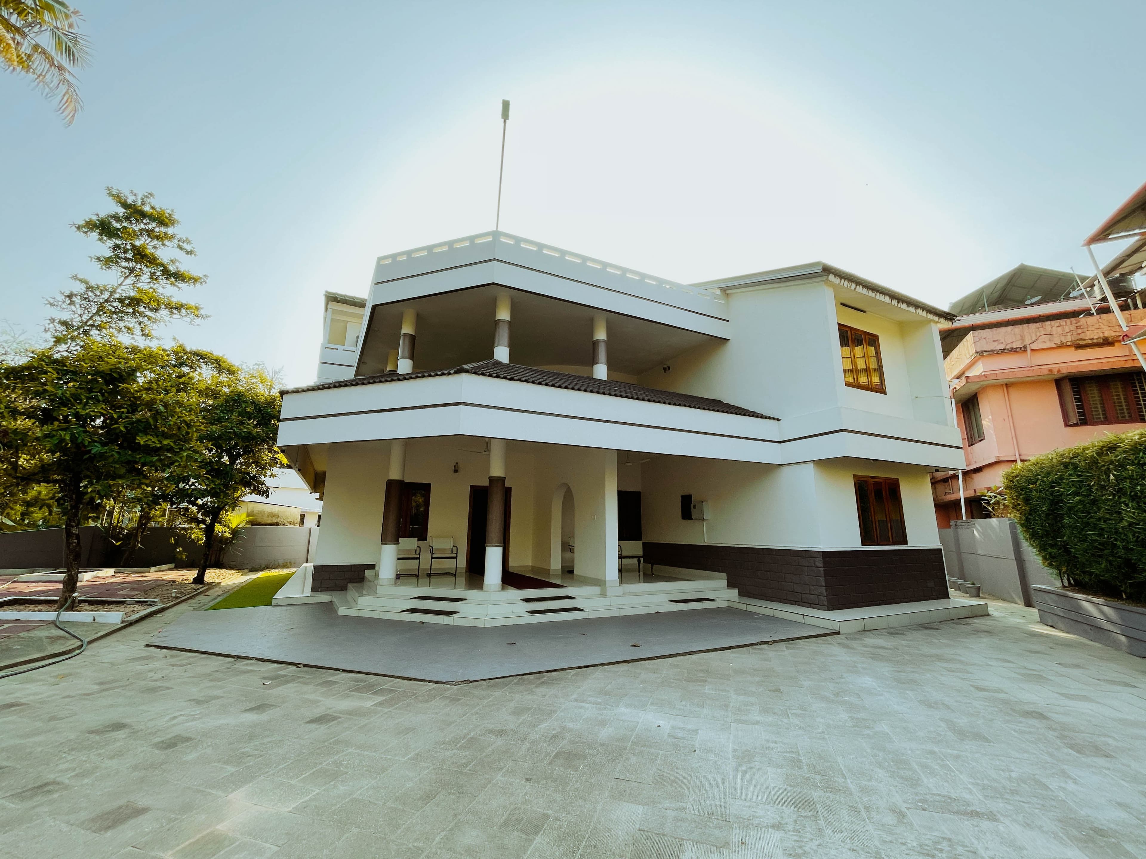 Comfortable bedroom in Upavan Villa homestay, Aluva